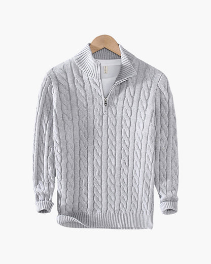 VERBIER PULL DEMI-ZIP HOMME