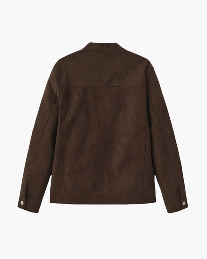 ESTATE VESTE DAIM CUIR