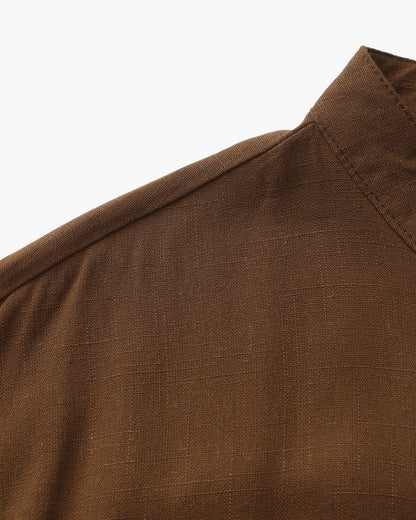 CHEMISE COL MANDARIN COTON